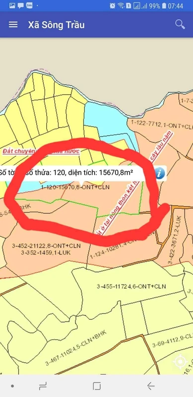 Bán đất rẩy 1,8 héc tại Trảng Bom, Đồng Nai
