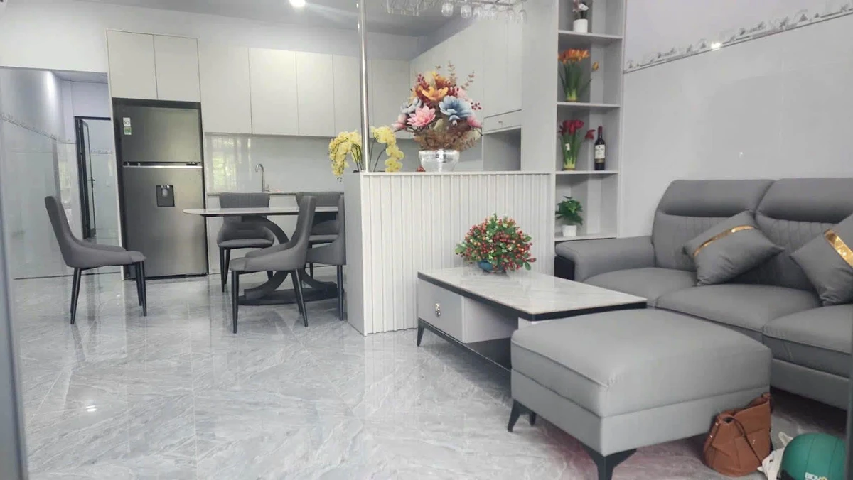 Bán nhà 1 trệt 1 lửng 98.4m² Phú Tân - Ảnh thu nhỏ 2