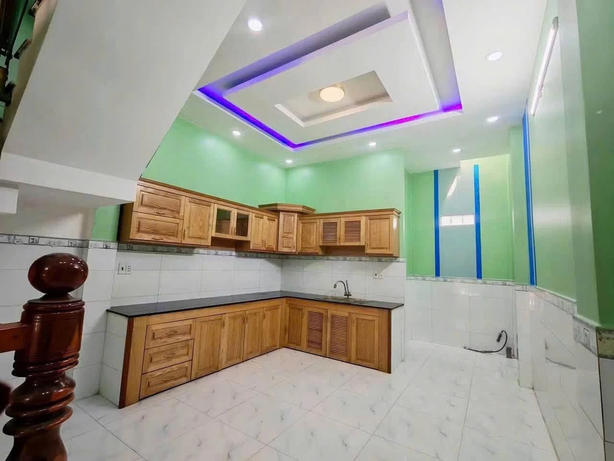 Bán nhà trệt lầu 4x15m sổ riêng hoàn công tại Mỹ Hạnh Bắc, Đức Hòa, Long An - Ảnh thu nhỏ 4