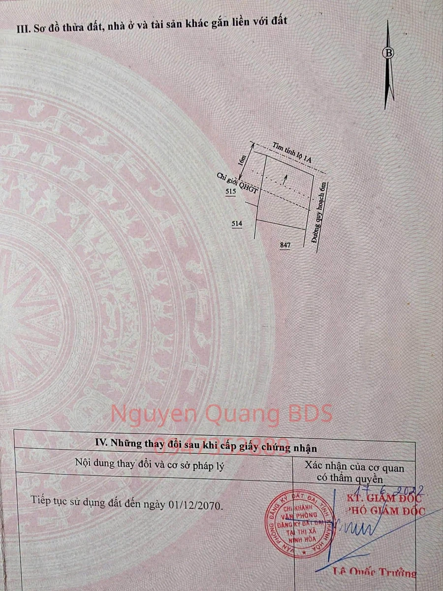 Bán lô đất góc 490m2 Dốc Lết, Khánh Hòa 6 tỷ - Ảnh thu nhỏ 4