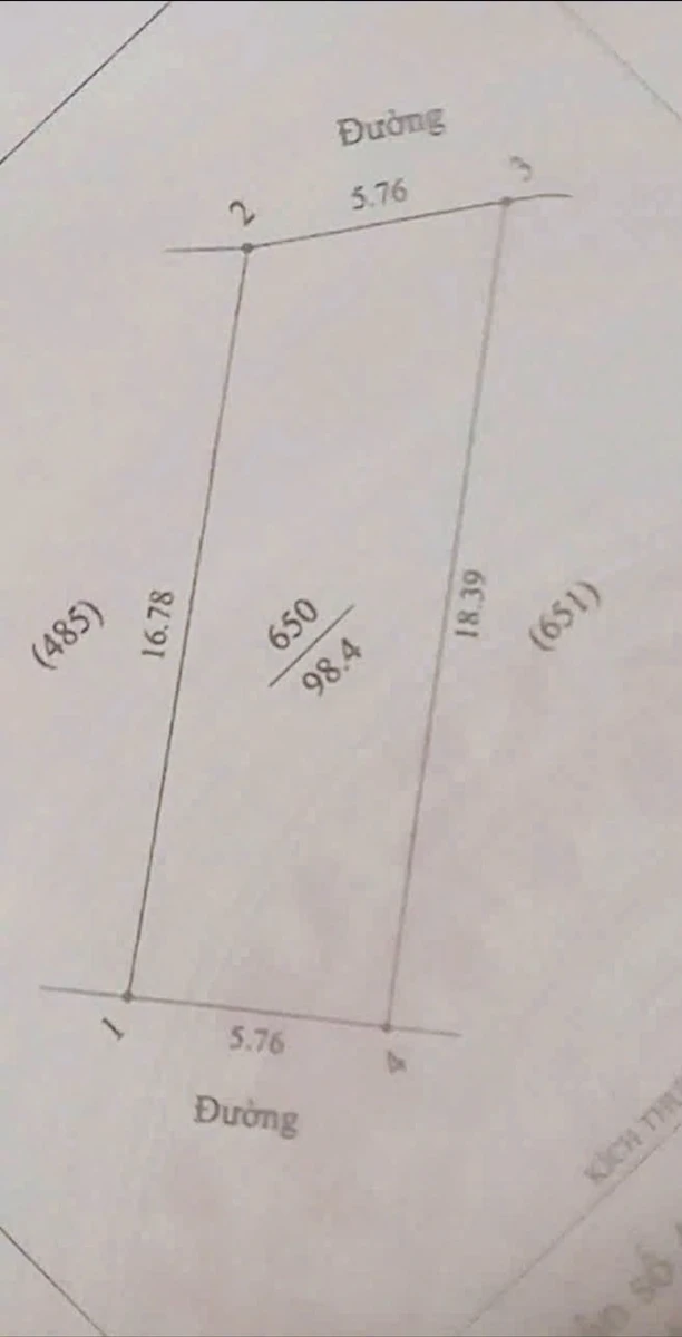 Bán đất Phan Văn Chí Nhà Bè 98m2 mặt tiền 6m giá 2,8 tỷ - Ảnh 1