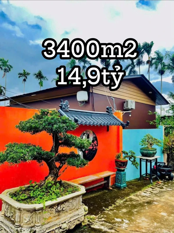 Bán nhà vườn 3400m² view đẹp cạnh KDL Đồi Thông Bình Minh