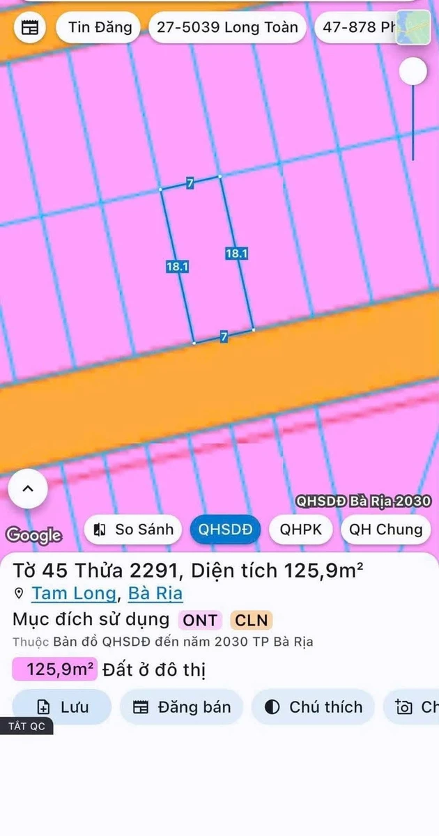 Bán đất 125m2 đối diện cổng Lan Anh 1, Hoà Long, TP Bà Rịa, giá 2,2 tỷ - Ảnh thu nhỏ 4