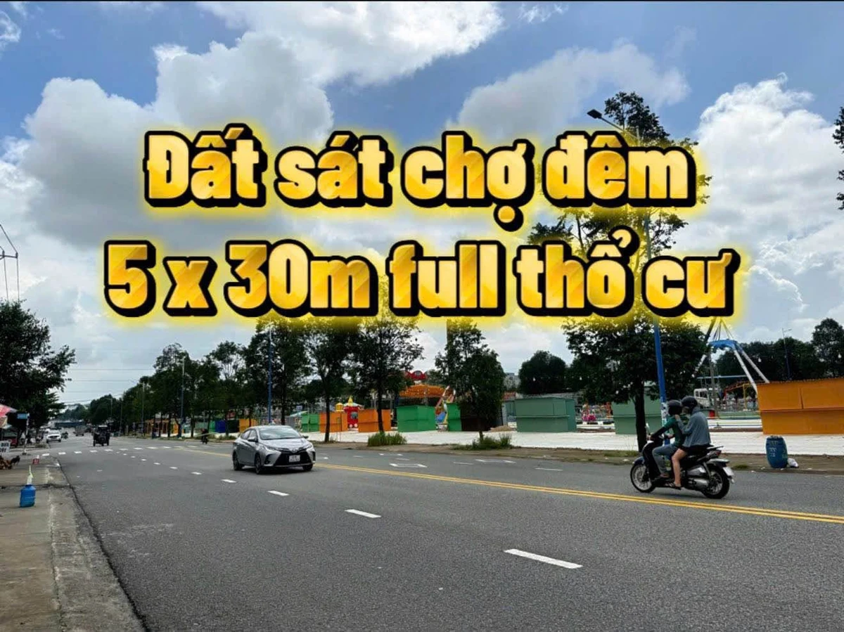 Bán đất khu chợ đêm Mỹ Phước 3 Bến Cát 150m2 - Ảnh thu nhỏ 2