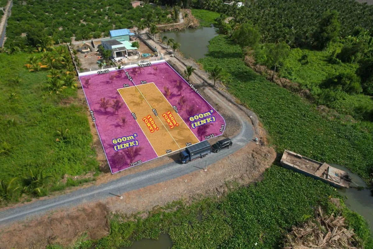 Bán đất mặt tiền sông Vàm Cỏ Đông 750m2 xã Thạnh Hòa, Bến Lức, Long An - Ảnh 1