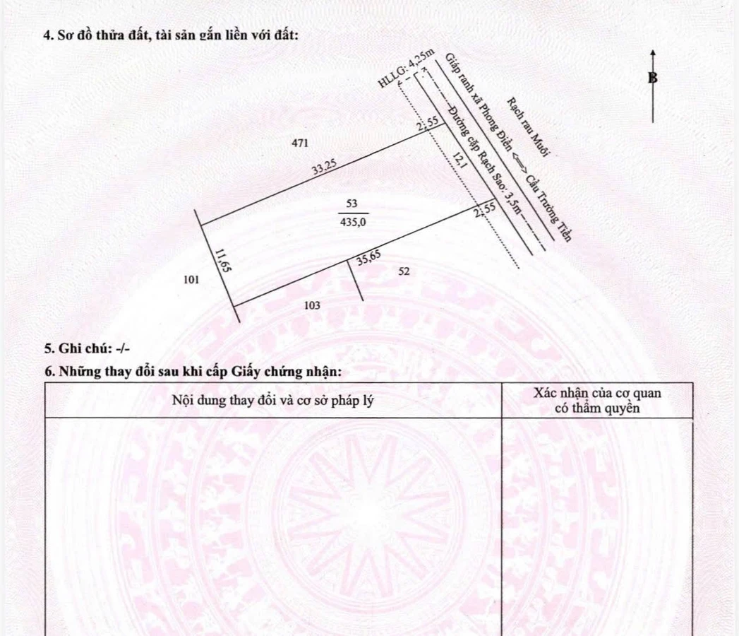 Bán 435m² đất cất biệt thự Phường An Bình, Cần Thơ 1,59 tỷ - Ảnh thu nhỏ 5