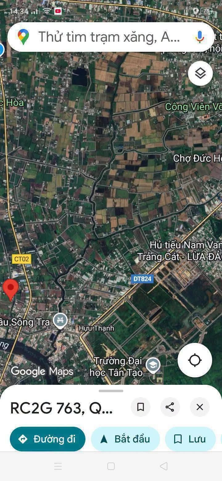 Bán nền đất 284m2 giá 1 tỷ 100 triệu tại Đức Hoà, Tây Ninh - Ảnh 1