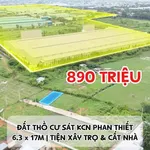 Bán đất 6.3 x 17m sát KCN Phan Thiết 890 triệu - Ảnh thu nhỏ 1