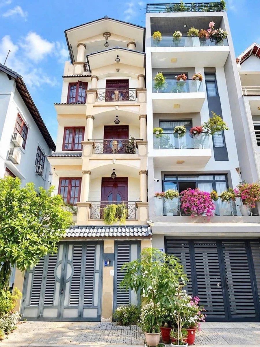 Bán nhà 5 tầng 110m² đường Trần Trọng Cung, Quận 7, 6PN, giá 17,6 tỷ - Ảnh 1