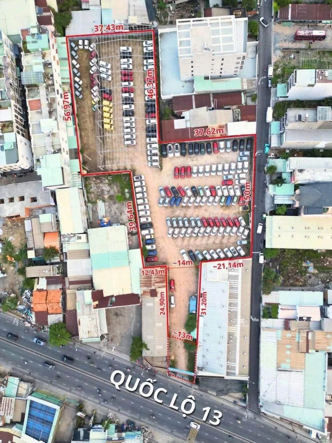 Bán đất 4.500m² góc 2 mặt tiền Quốc Lộ 13 Thủ Đức, 230 tỷ - Ảnh 1