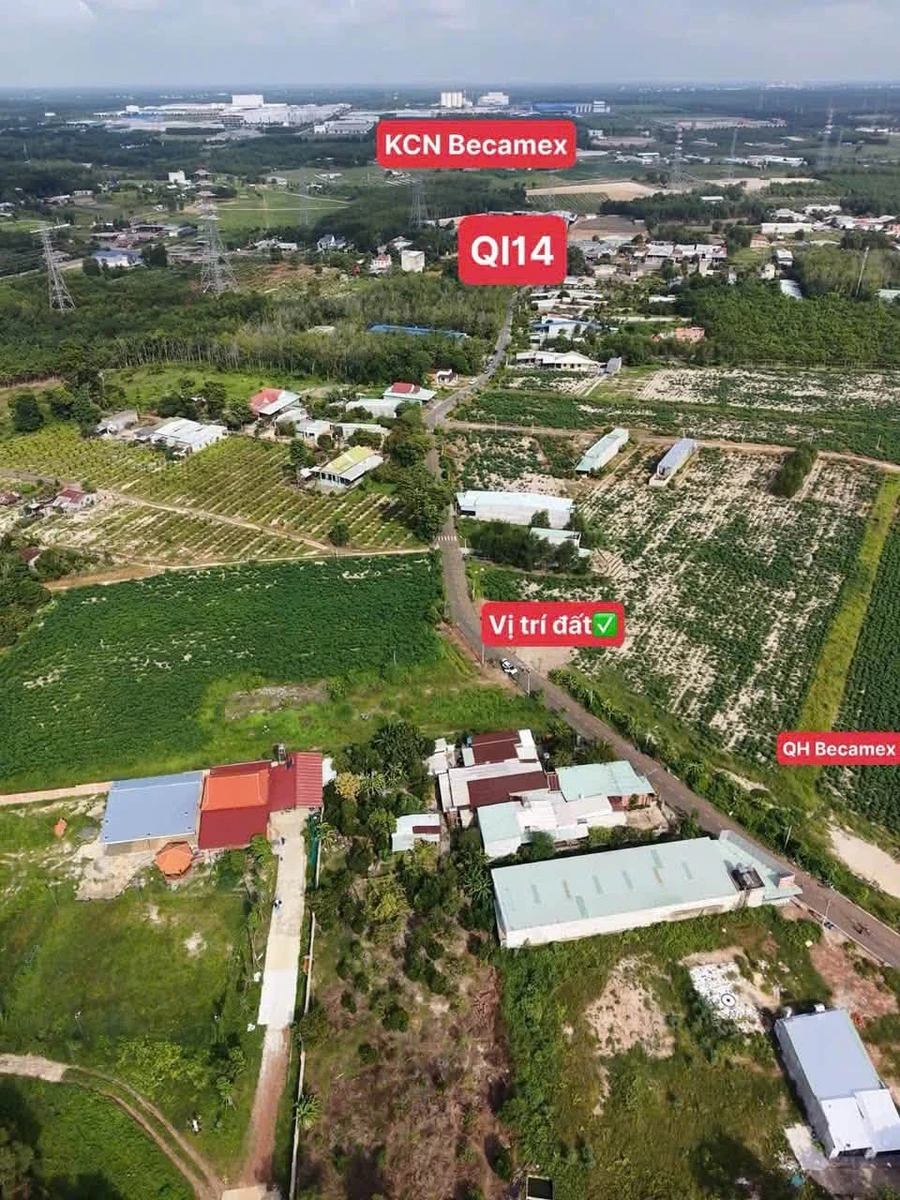 Bán đất 130m2 mặt tiền đường nhựa gần KCN Becamex 690 triệu - Ảnh 1