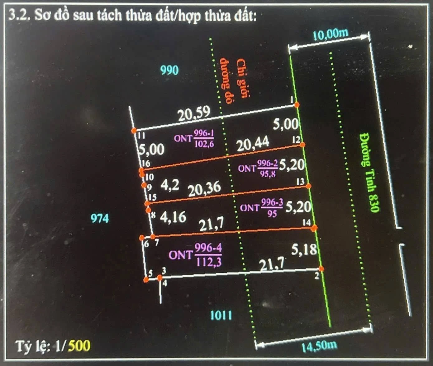 Bán đất thổ cư mặt tiền 95m² giá 1 tỷ 3 gần chợ Phước Vân - Ảnh 1