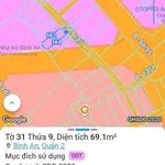Bán nhà cấp 4 hẻm xe hơi Trần Não, An Khánh, Quận 2, 72m2 nở hậu, giá 12 tỷ - Ảnh thu nhỏ 1