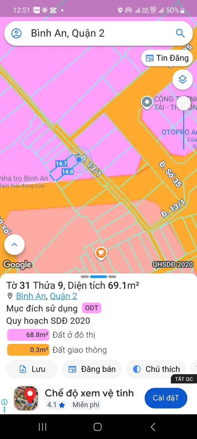 Bán nhà cấp 4 hẻm xe hơi Trần Não, An Khánh, Quận 2, 72m2 nở hậu, giá 12 tỷ - Ảnh 1