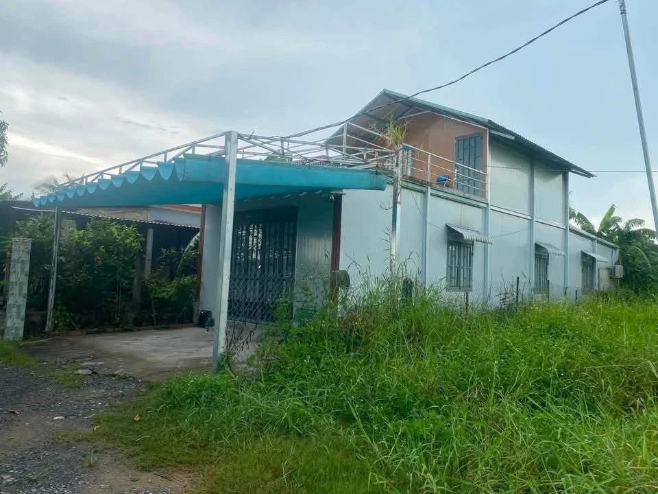 Bán đất 6x23m có nhà lắp ghép, sân thượng Khánh Hậu - Ảnh thu nhỏ 2