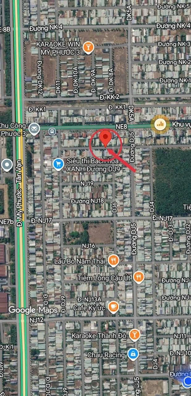 Bán đất 300m² mặt tiền khu đô thị Mỹ Phước 3 - Ảnh 1