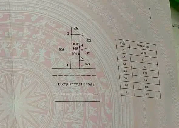 Bán đất mặt tiền Trương Hán Siêu 100m² Quảng Ngãi - Ảnh thu nhỏ 3