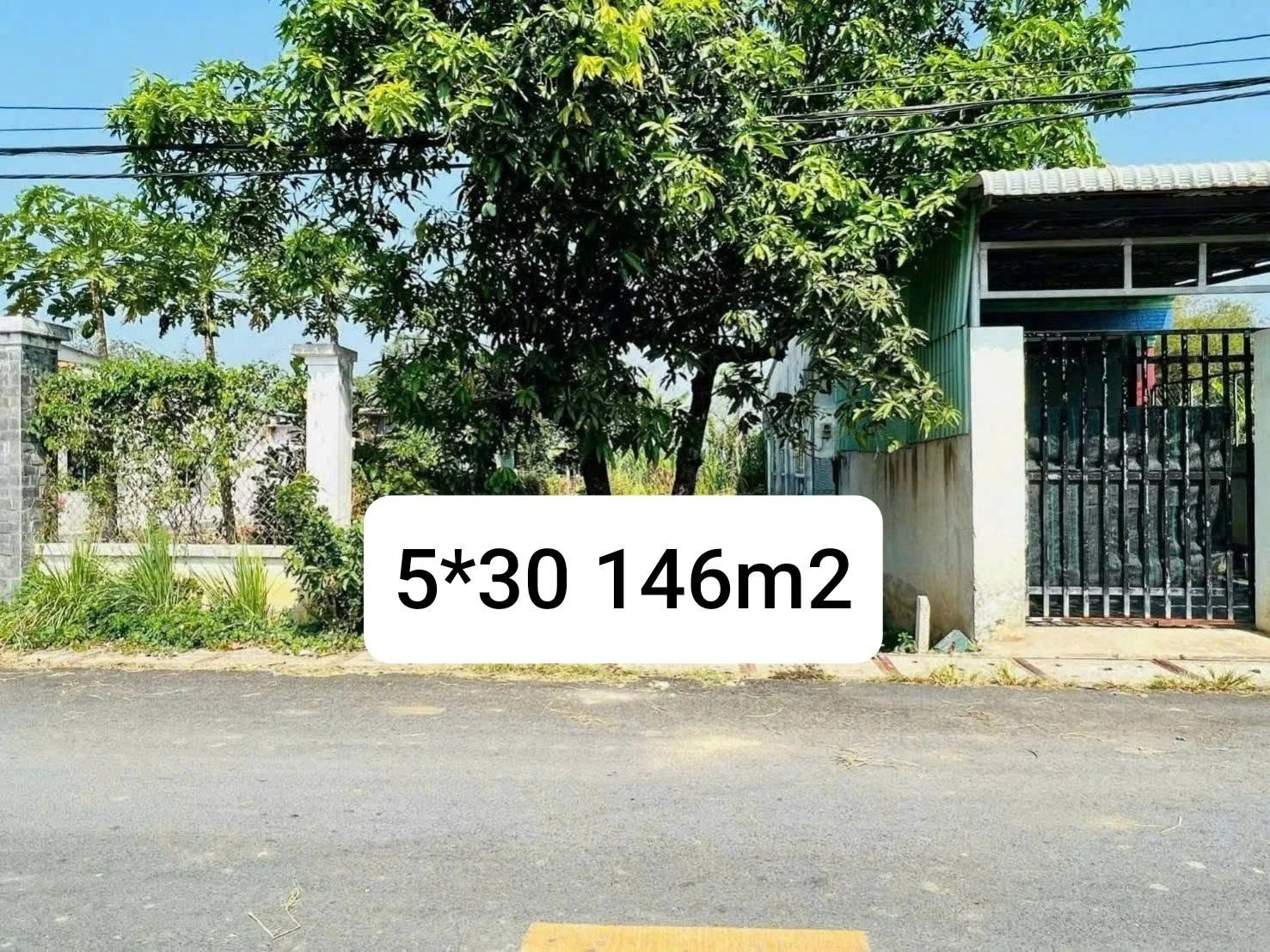 Bán lô đất mặt tiền 146m² Hóc Môn gần Vinhomes 2.7 tỷ - Ảnh 1