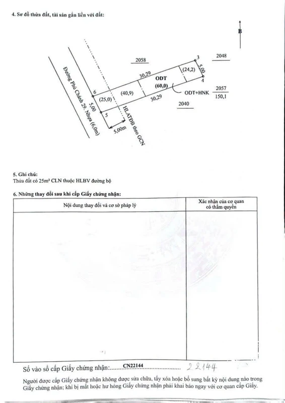 Bán đất Phú Chính Bình Dương 60m² mặt tiền 1 tỷ 6