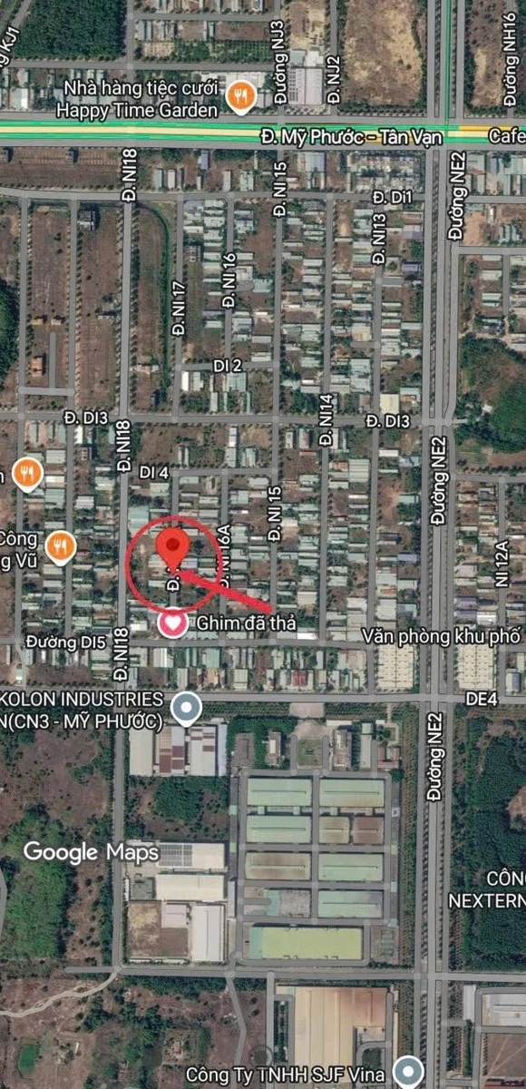 Bán lô đất 300m² Mỹ Phước 3, Bình Dương, 3 tỷ - Ảnh 1