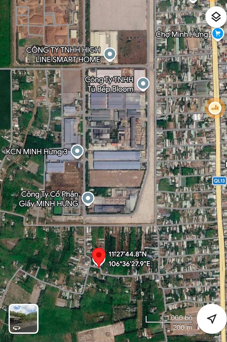Bán đất 150m2 gần KCN Minh Hưng 3, giá 799 triệu - Ảnh 1