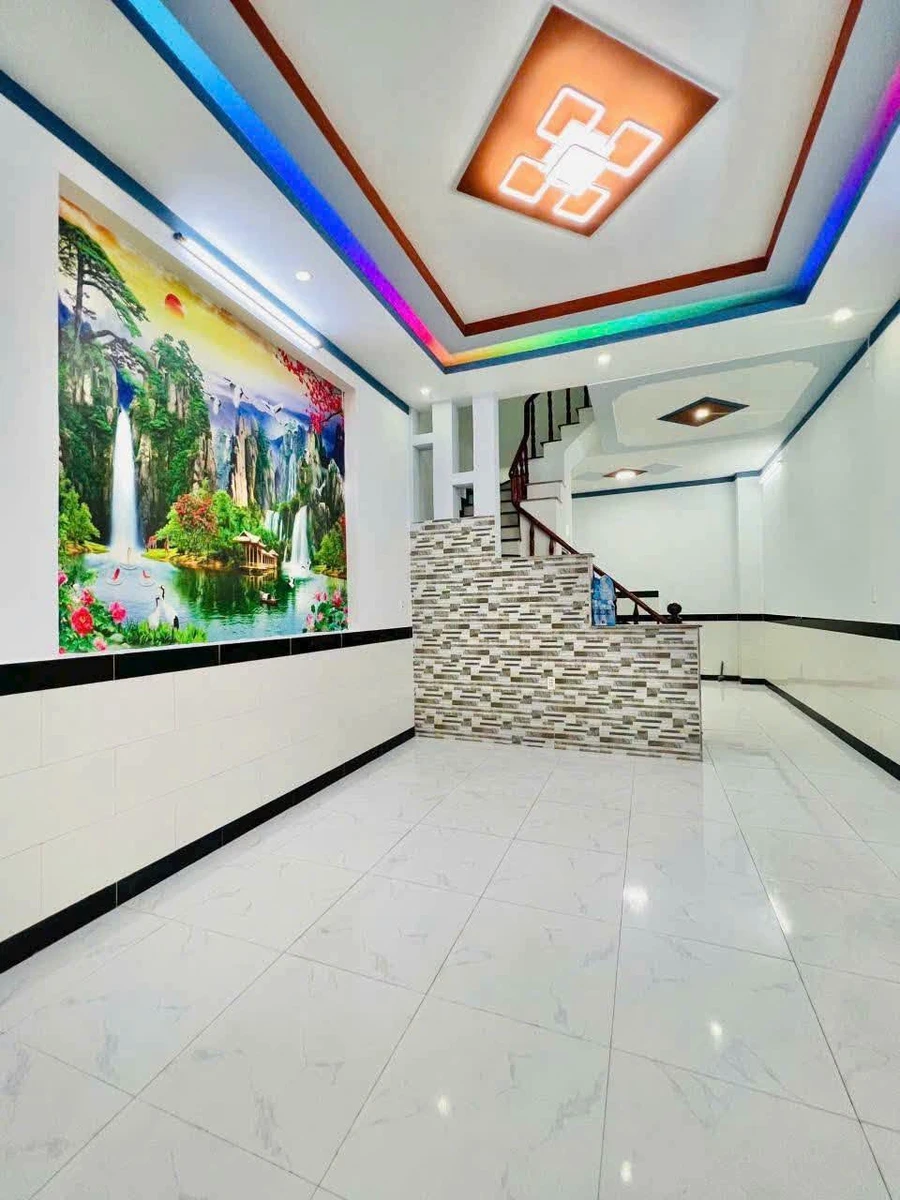 Bán nhà 1 trệt 1 lầu 2 mặt tiền 41m² Bình Chánh - Ảnh thu nhỏ 3