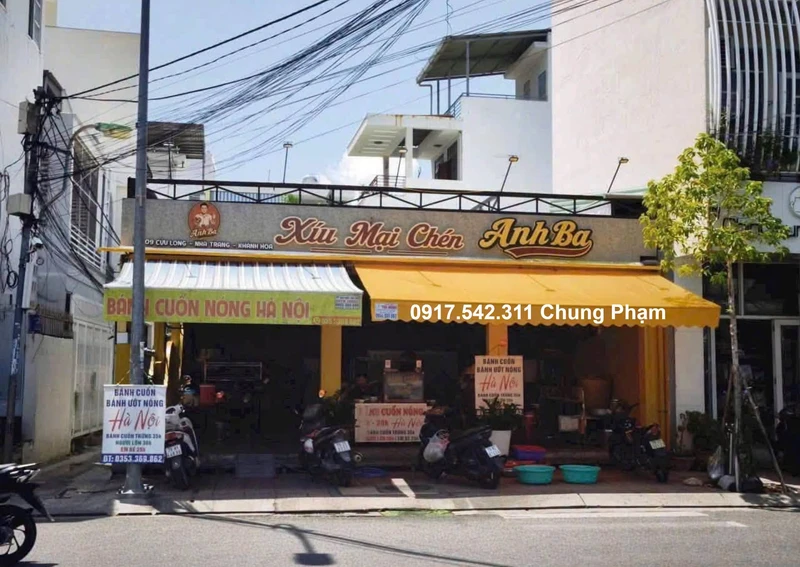 Nhà mặt tiền Cửu Long Nha Trang 218m² ngang 8,9m