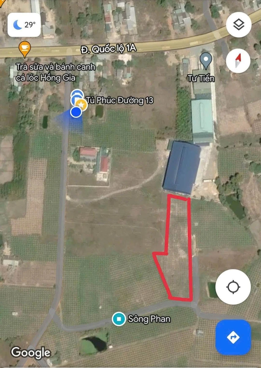 Bán đất Sông Phan Bình Thuận 7000m² sổ hồng - Ảnh thu nhỏ 4