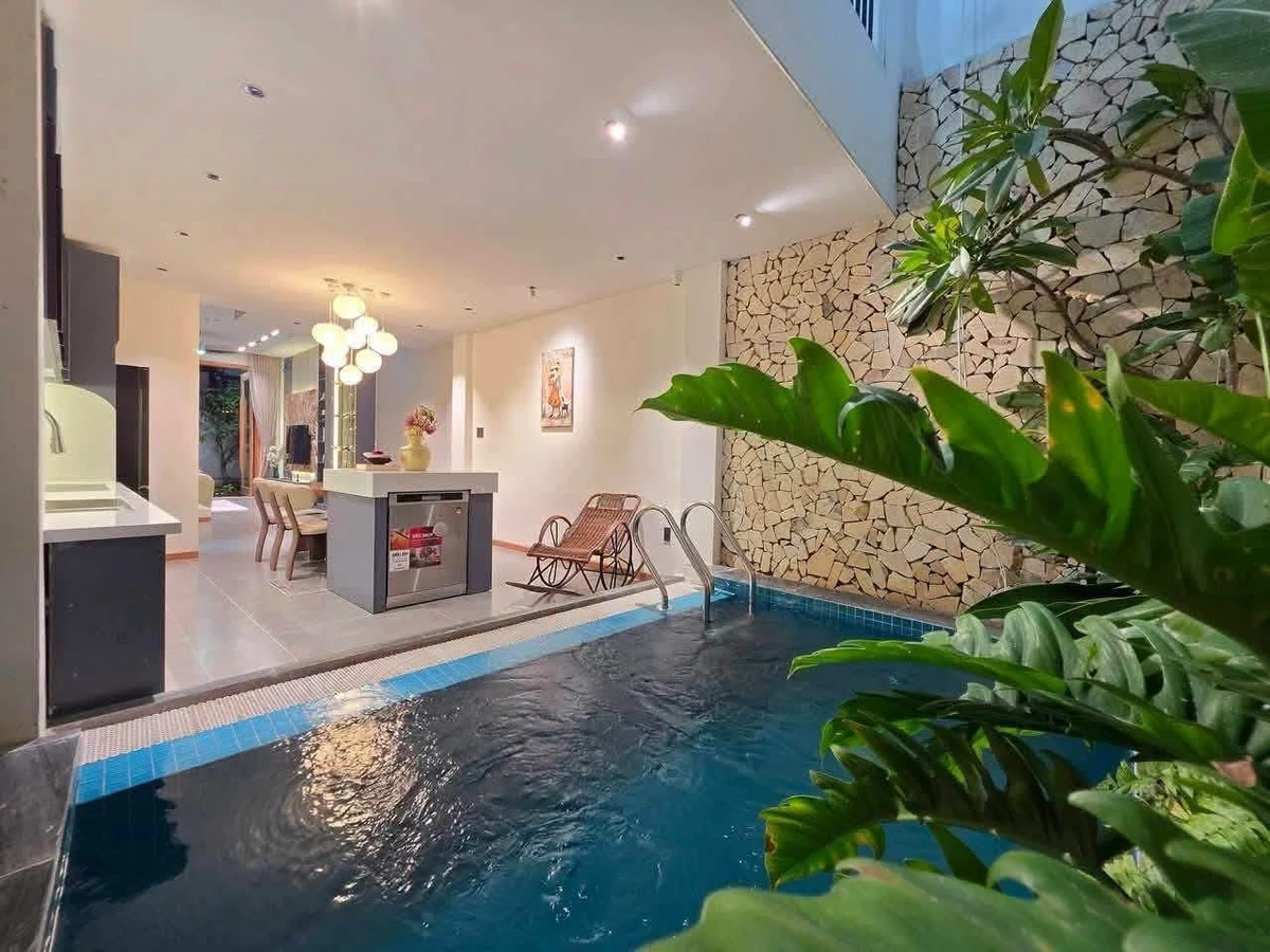 Bán nhà 3 tầng 76.5m2 có bể bơi, Hải Châu, Đà Nẵng - Ảnh thu nhỏ 2