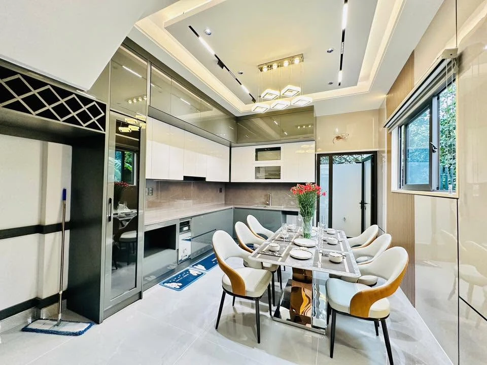 Nhà phố lô góc 2 mặt tiền 60m² 4 tầng thang máy An Dương - Ảnh thu nhỏ 4