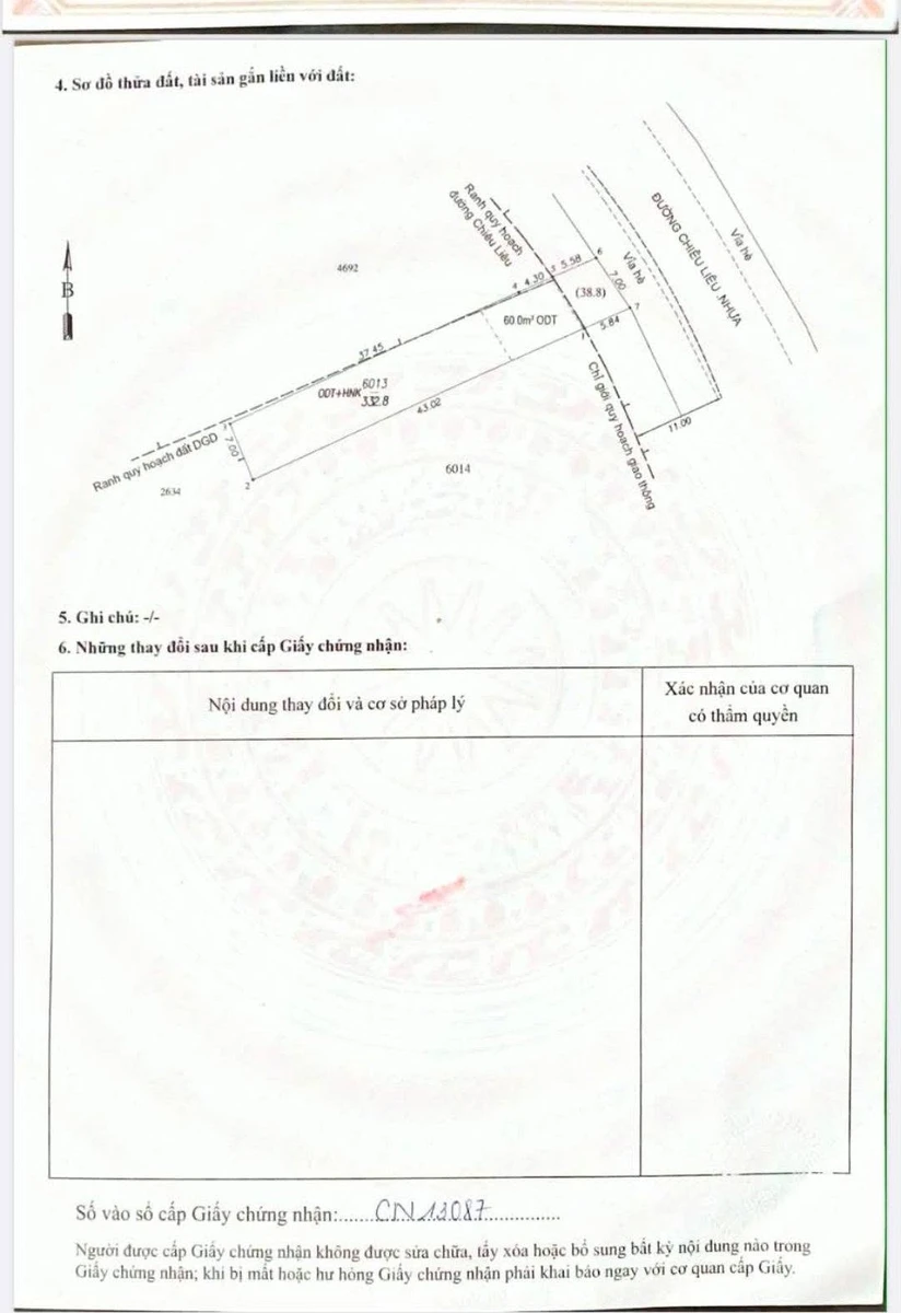 Bán đất mặt tiền đường Chiêu Liêu 332,8m², 13,6 tỷ, phường Dĩ An - Ảnh thu nhỏ 3