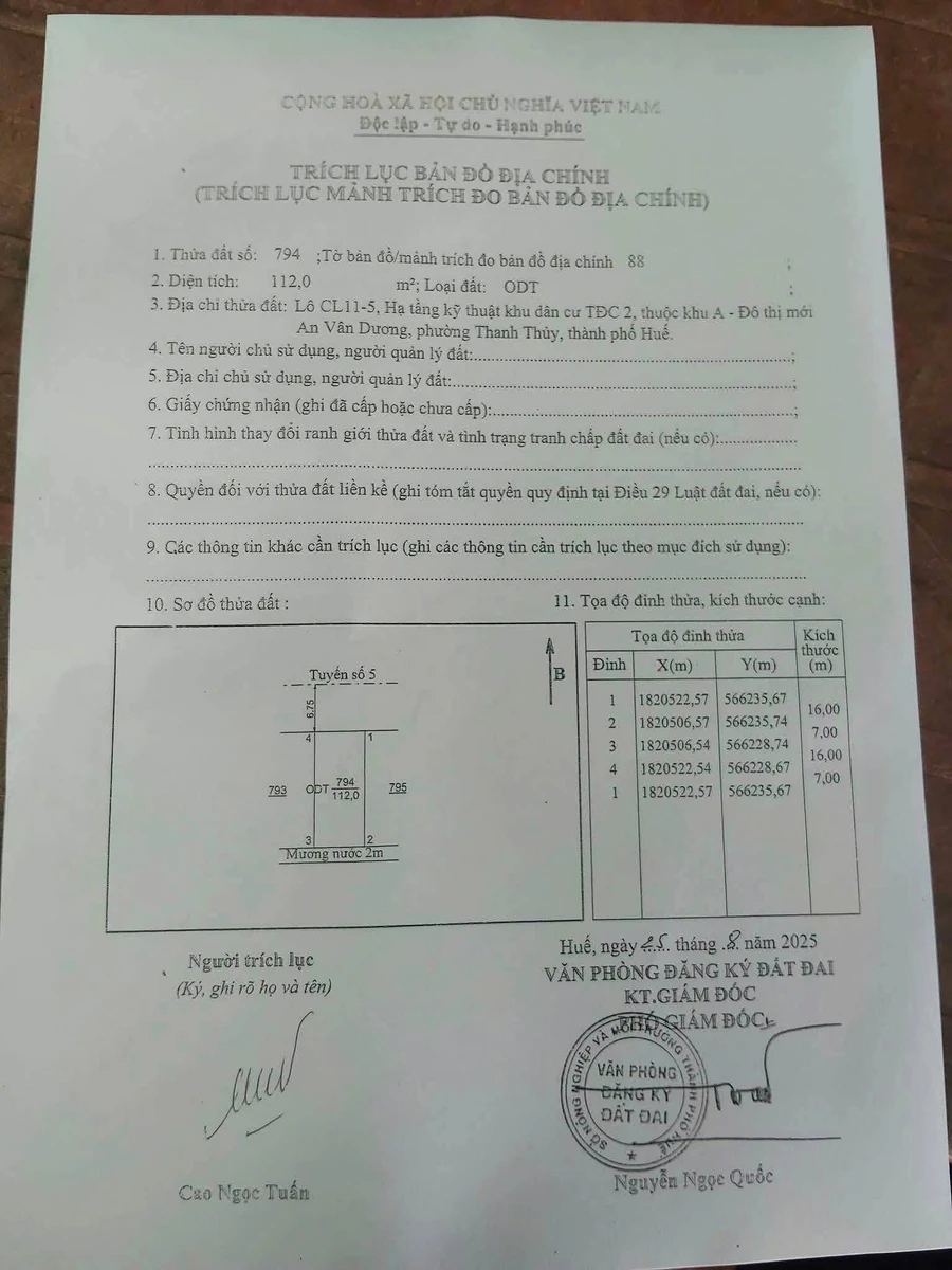Bán lô đất 112m2 ngang 7m KQH Hoàng Quốc Việt, sau lưng Tòa án TP Huế, giá 3,3 tỷ - Ảnh thu nhỏ 5