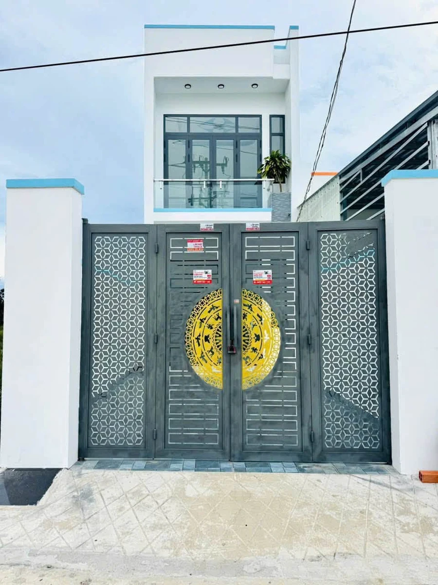 Bán nhà 1 trệt 1 lầu mặt tiền 140.7m² Phước Vĩnh Tây, Long An - Ảnh thu nhỏ 2