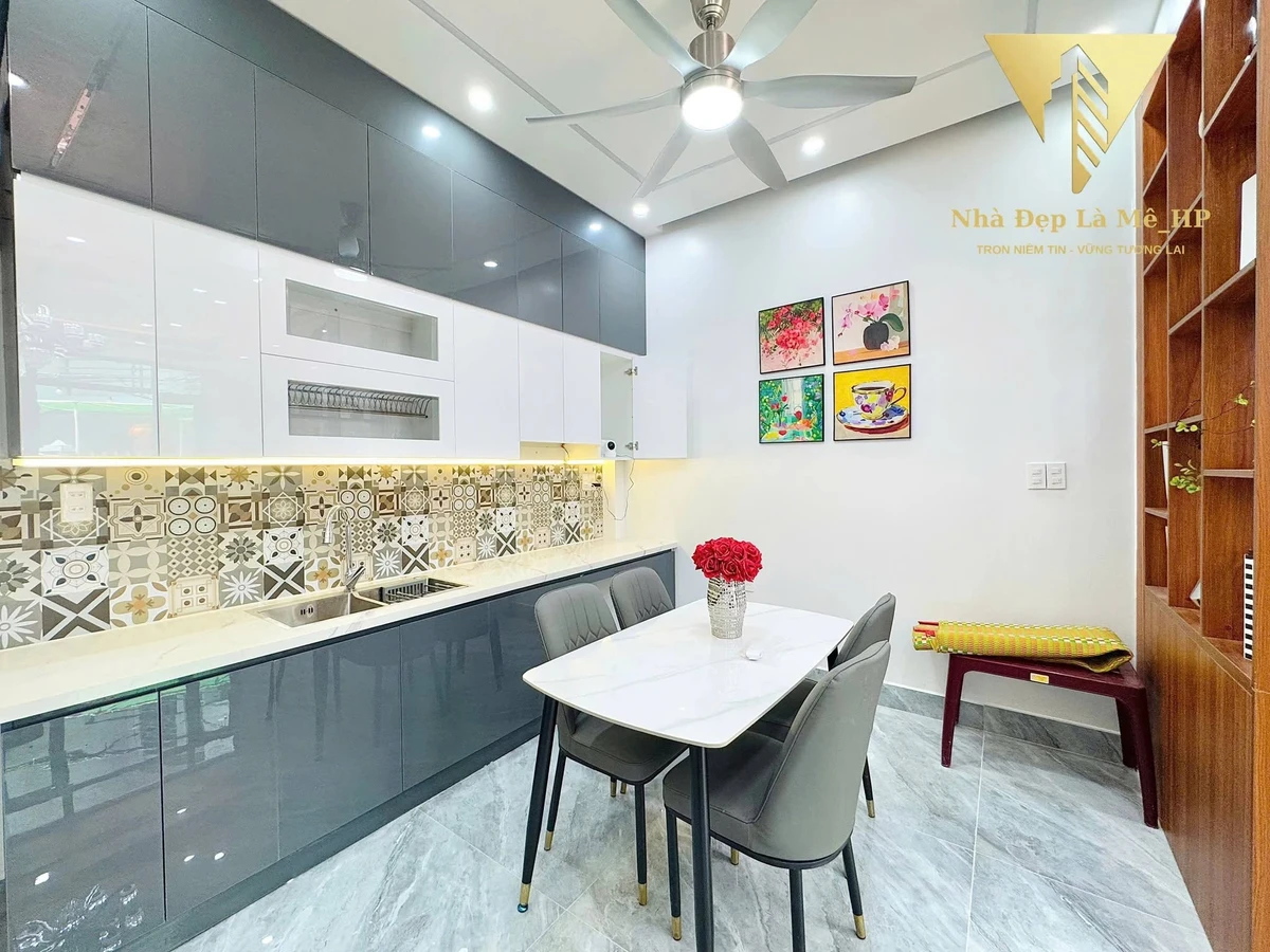 Bán nhà lô góc 45m2 4 tầng 4 phòng ngủ gần hồ Sen, Miếu Hai Xã, Hải Phòng - Ảnh thu nhỏ 4