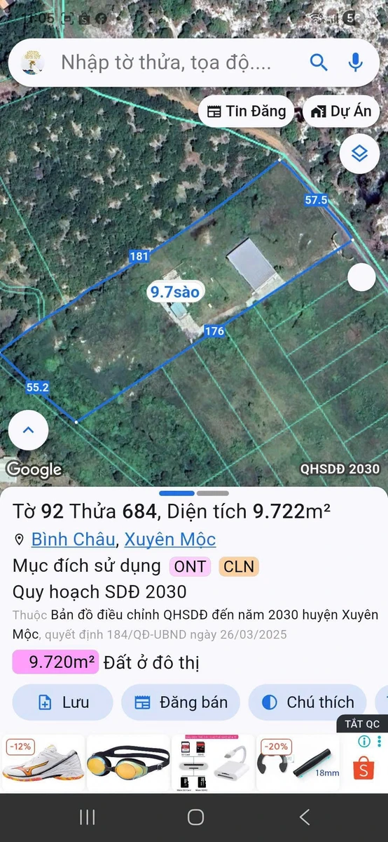 Bán đất nền biển Bình Châu 9.722m² 13 tỷ - Ảnh thu nhỏ 3