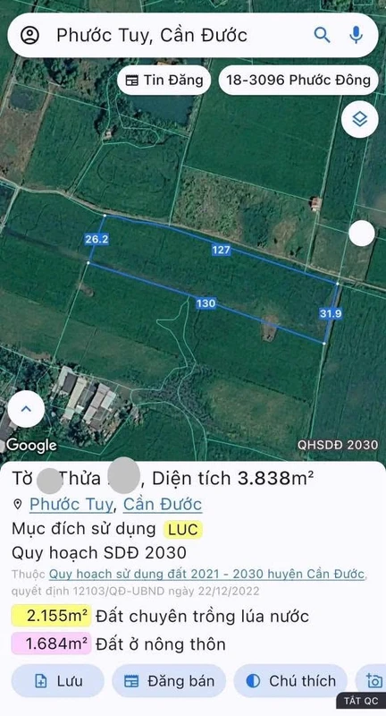 Bán đất nền 113,6m² mặt tiền 30/4 gần Lê Hồng Phong thuii