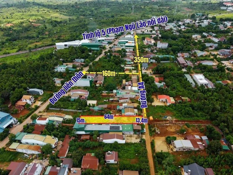Bán đất gần 1 sào Cư Êbua Bình Dương giá 5,39 tỷ