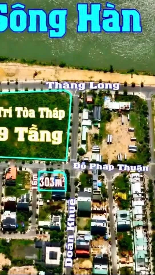 Bán lô góc 302,4m² mặt tiền Phan Đăng Lưu, Đà Nẵng - Ảnh thu nhỏ 3