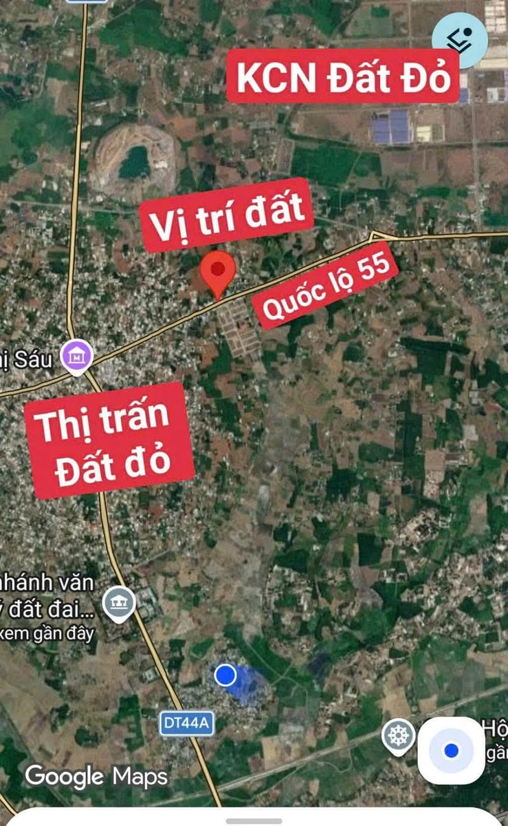 Bán đất mặt tiền QL55 Đất Đỏ 593m² giá 4,8 tỷ - Ảnh thu nhỏ 2
