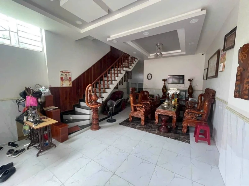 Bán nhà 1 trệt 2 lầu 85m2 mặt tiền đường nhựa KDC Phú Tài, Phú Trinh, Phan Thiết