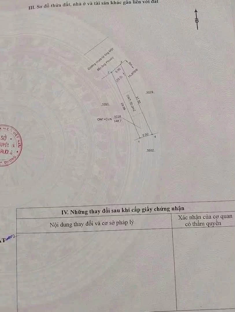 Bán lô đất thổ cư đường nhựa 8m giá 1,3 tỷ tại Phú An - Ảnh thu nhỏ 4