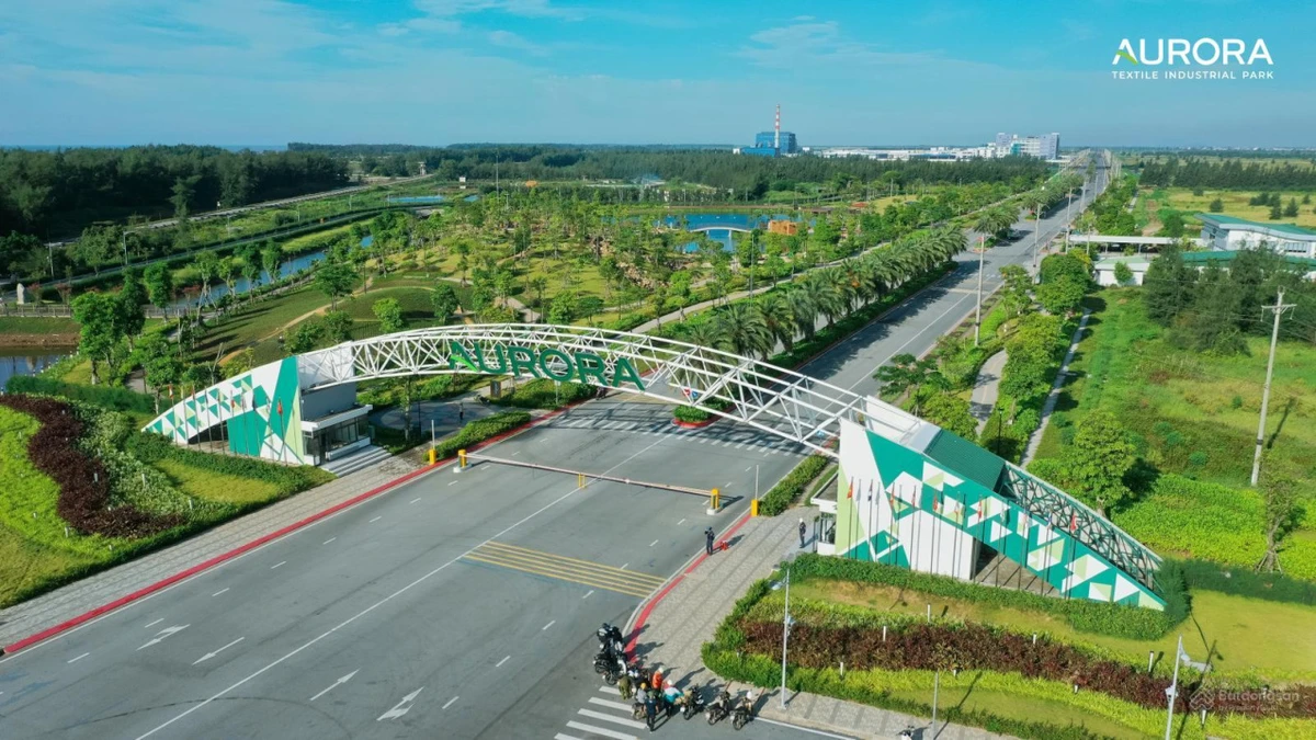 Bán mảnh đất đấu giá 100 m2 mặt đường Thanh Niên, cổng khu CN dệt may, AuroraIP Rang Đông , NB - Ảnh thu nhỏ 2