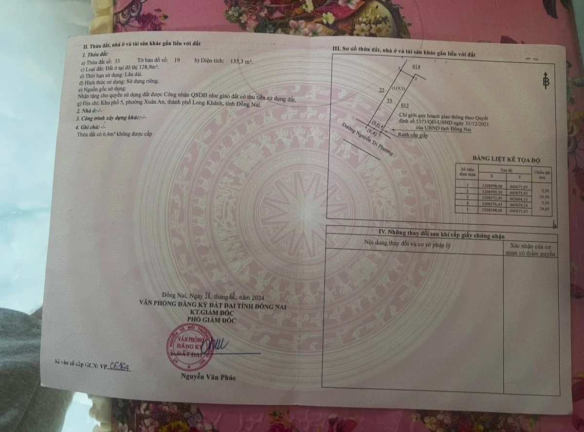 Bán nhà mặt tiền 135m2 Long Khánh, Đồng Nai 5,1 tỷ - Ảnh 1