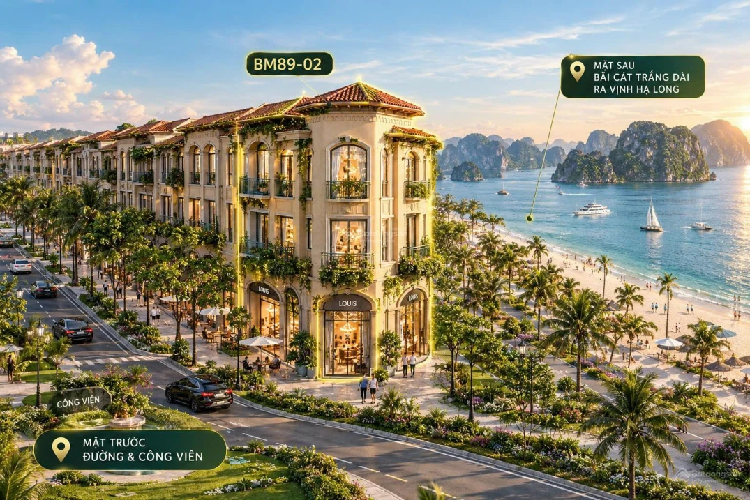 #Cenland#Liền kề 66m2 VỊ TRÍ ĐỘC TÔN | 4 tầng | Mặt biển TTS chỉ 7.556 tỷ - Ảnh 1