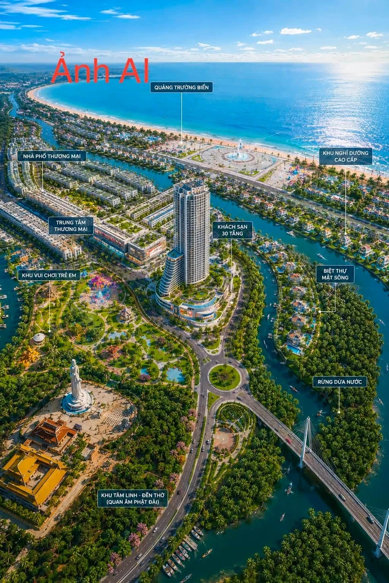 Bán đất Mỹ Khê Quảng Ngãi 107m² view sông 1 tỷ 790 triệu - Ảnh thu nhỏ 2
