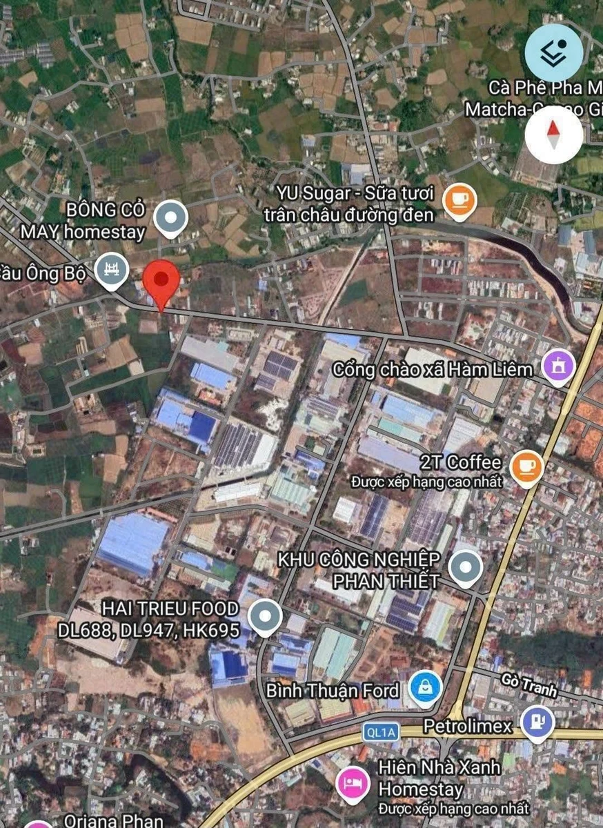 Bán lô đất thổ cư 137m² mặt đường nhựa Hàm Liêm, Bình Thuận - Ảnh 1