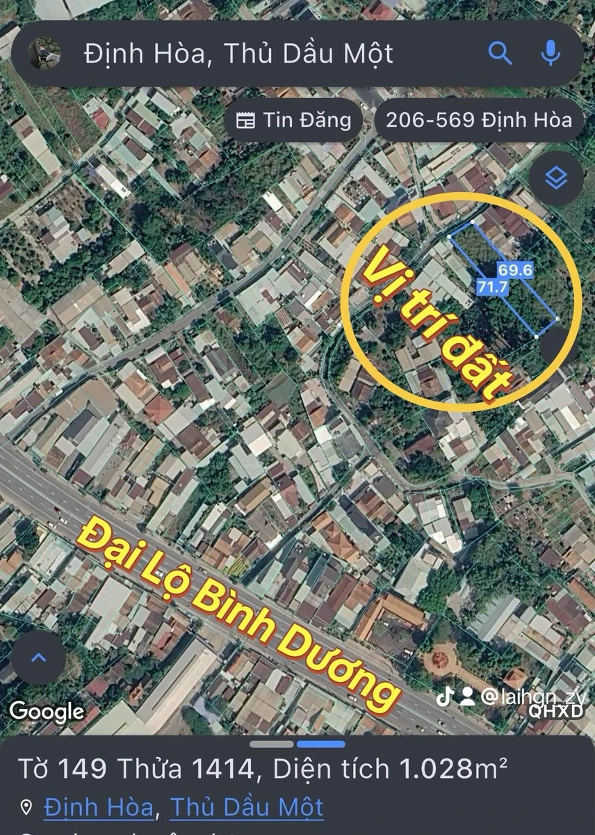 Bán đất vườn Định Hoà Chánh Hiệp trên 1000m2, giá 5,9 tỷ - Ảnh 1
