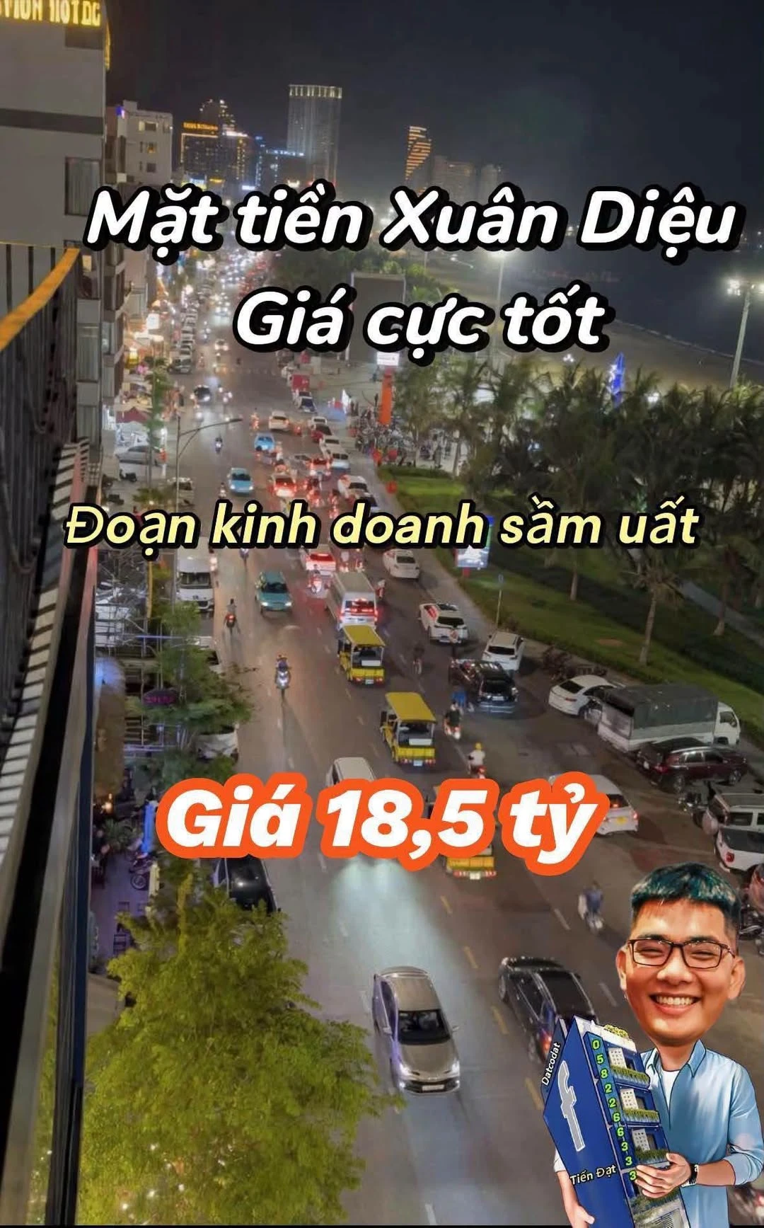 Bán shophouse 75m² mặt tiền Xuân Diệu Quy Nhơn 18.5 tỷ - Ảnh 1