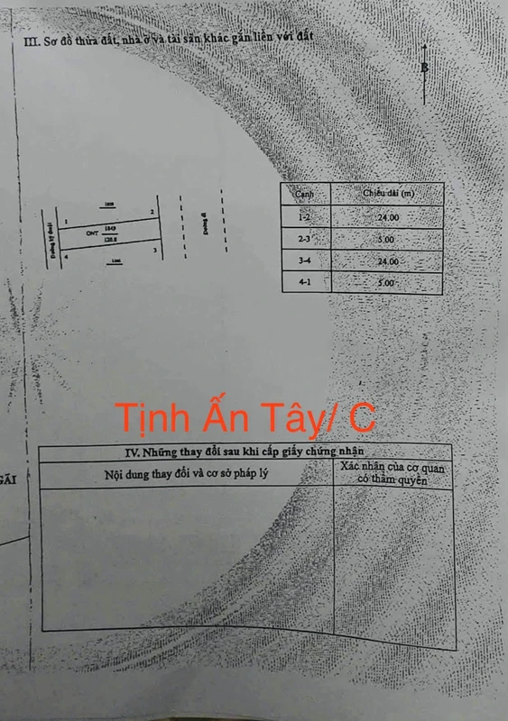 Bán nhà cấp 4 mặt tiền Liên Hoàn 120m² Tịnh Ấn Tây