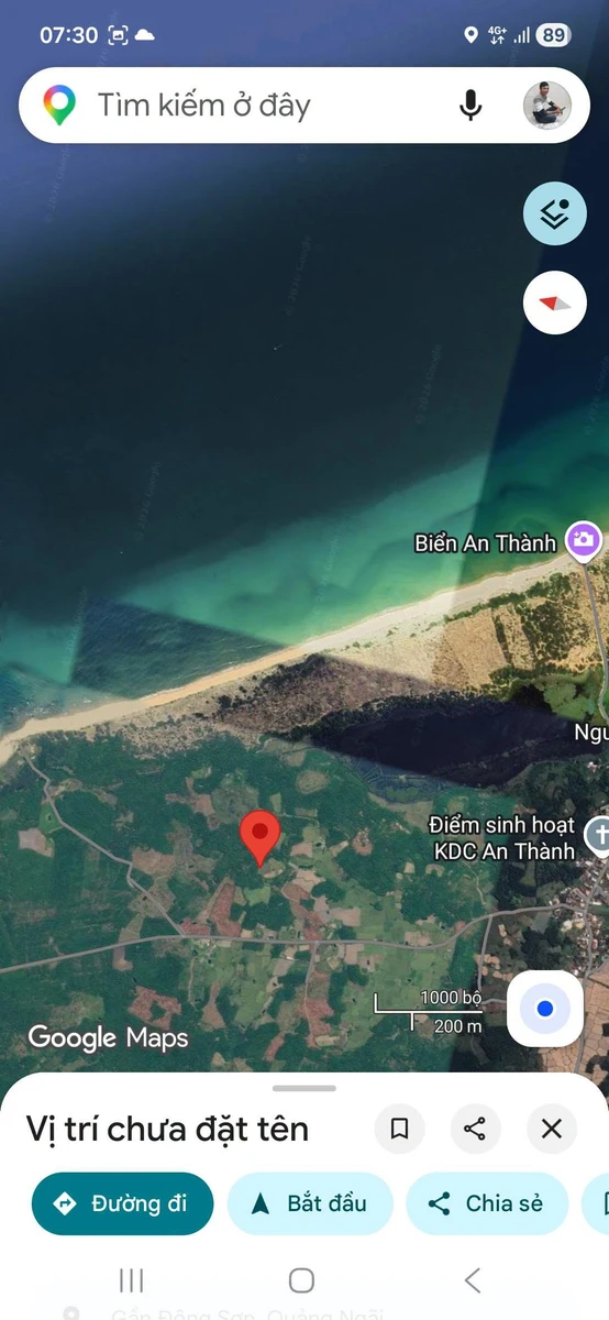 Bán đất 555m2 ven biển An Thành, Quảng Ngãi giá 79 triệu kèm cây keo - Ảnh thu nhỏ 2